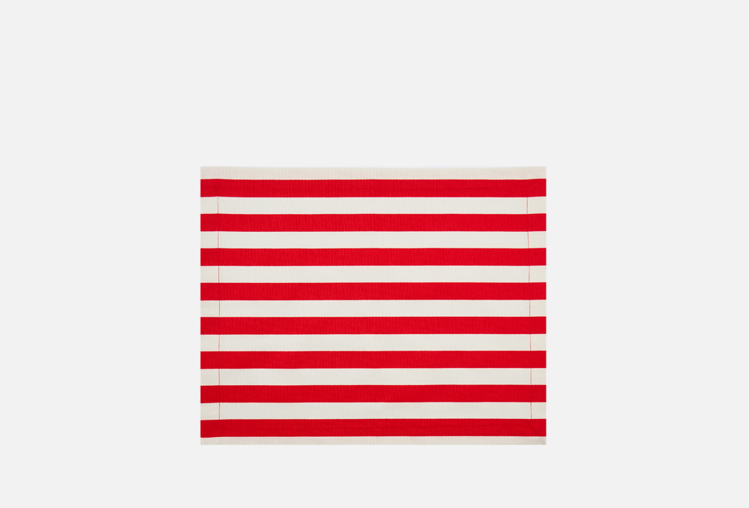 

набор салфеток на стол LENJULEN, Принт, Водоотталкивающая пропитка, красная полоска, 35x45 см 2 шт