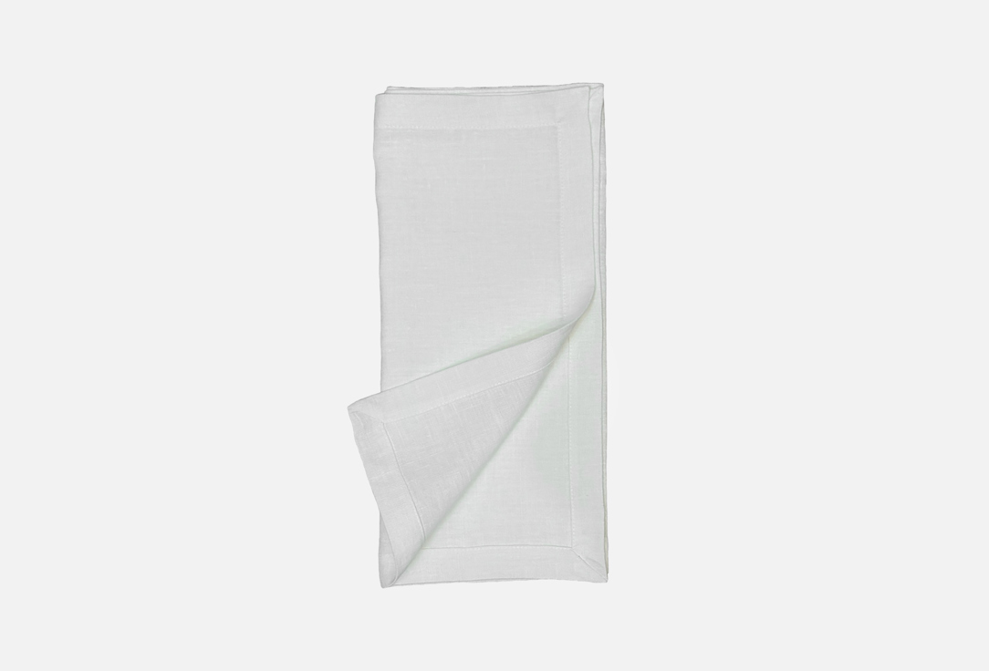 

дорожка льняная для сервировки на стол LENJULEN, Белый, Белый зефир, 40x150 см 1 шт