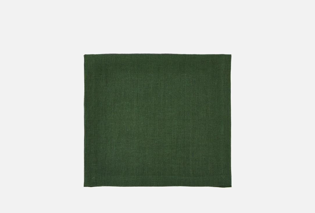 

дорожка льняная для сервировки на стол LENJULEN, Зеленый, Лесной зеленый, 40x150 см 1 шт
