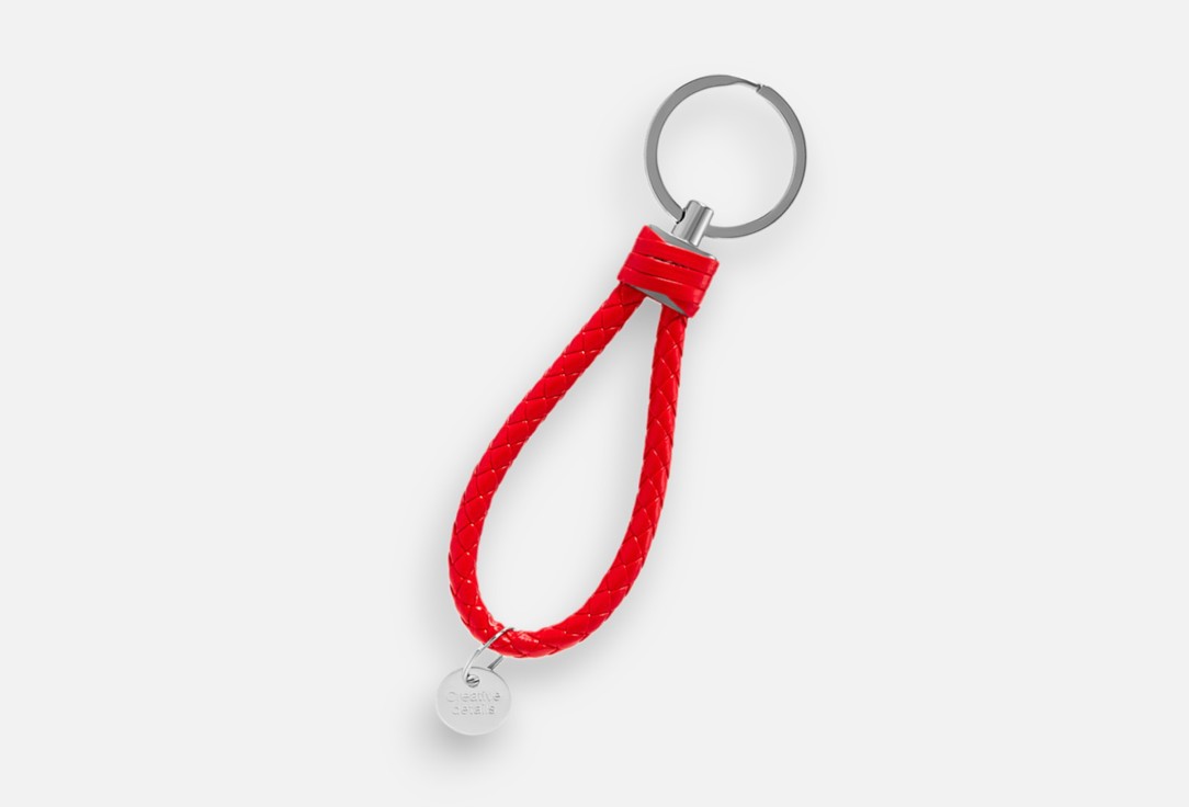 

брелок 19.STONE, Красный, Сердечко