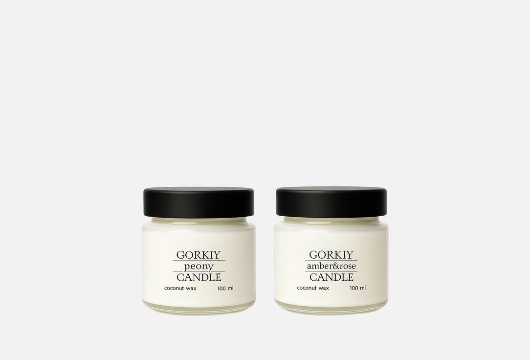 Изображение товара Набор ароматических свечей Gorkiy Candle whispers of bloom 2 шт 100 мл