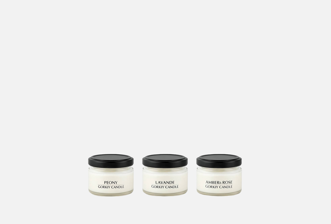 Изображение товара Набор свечей Gorkiy Candle fleur trilogy