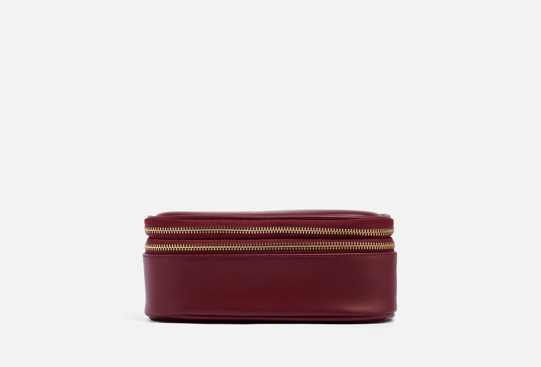 Изображение товара Кожаная косметичка Delaila Lil'l Boss из экокожи темно-бордовая