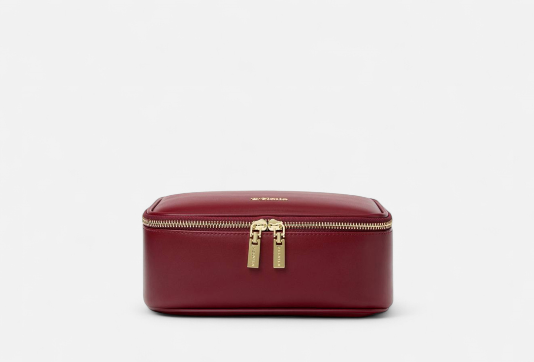 

Кожаная косметичка DELAILA, Бордовый, Full Force