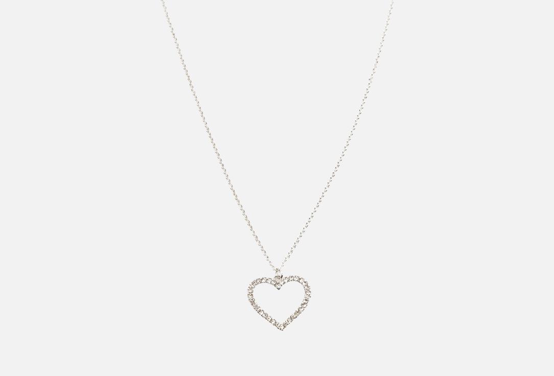 Изображение товара Женское колье с сердцем из страз Marmalato регулировка длины