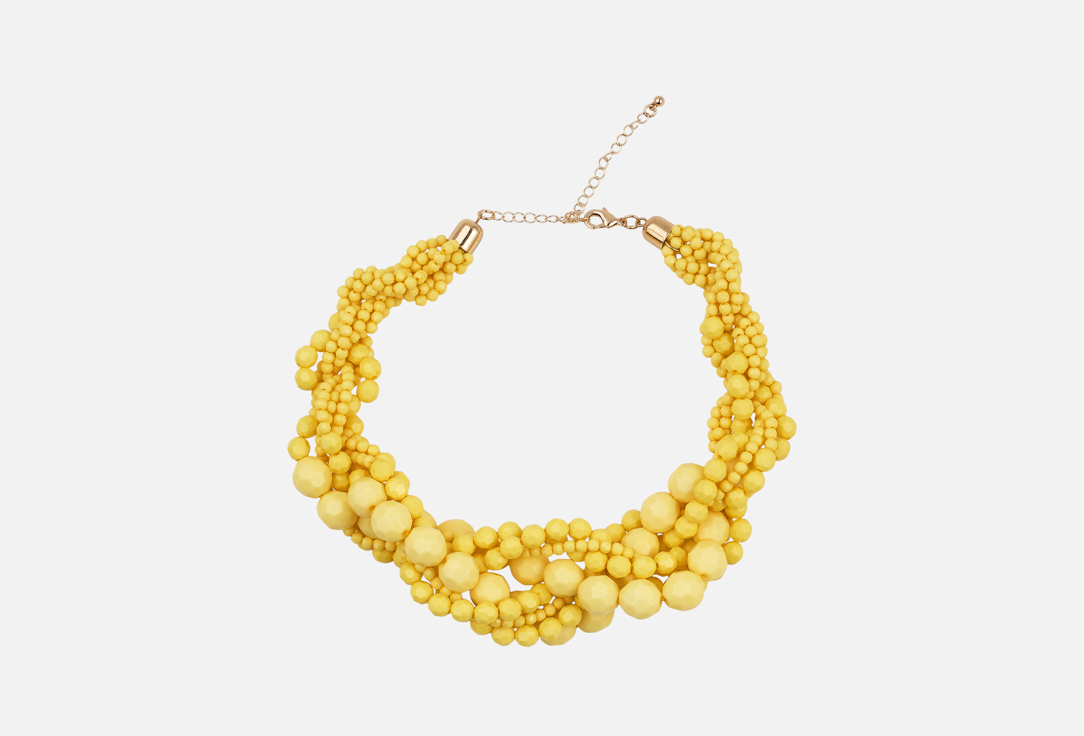 

Бусы 19.STONE, Желтые многослойные 1 шт