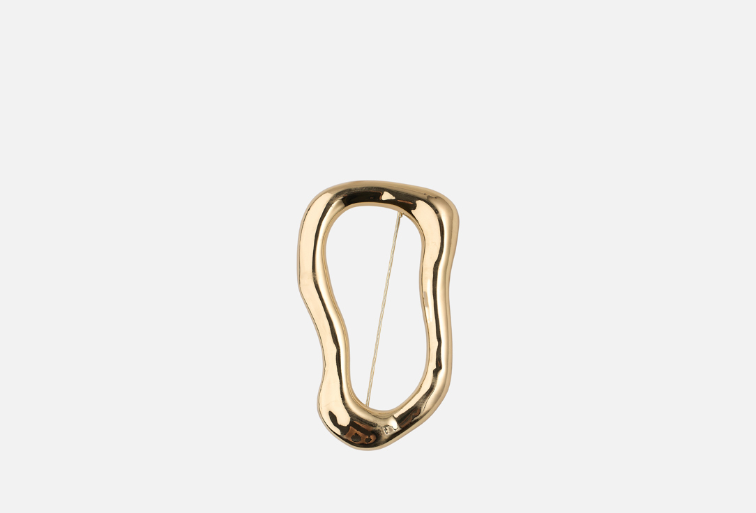 

Брошь 19.STONE, Изгиб в позолоте 1 шт