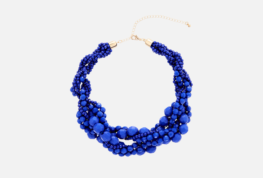 

Бусы 19.STONE, Синие многослойные 1 шт