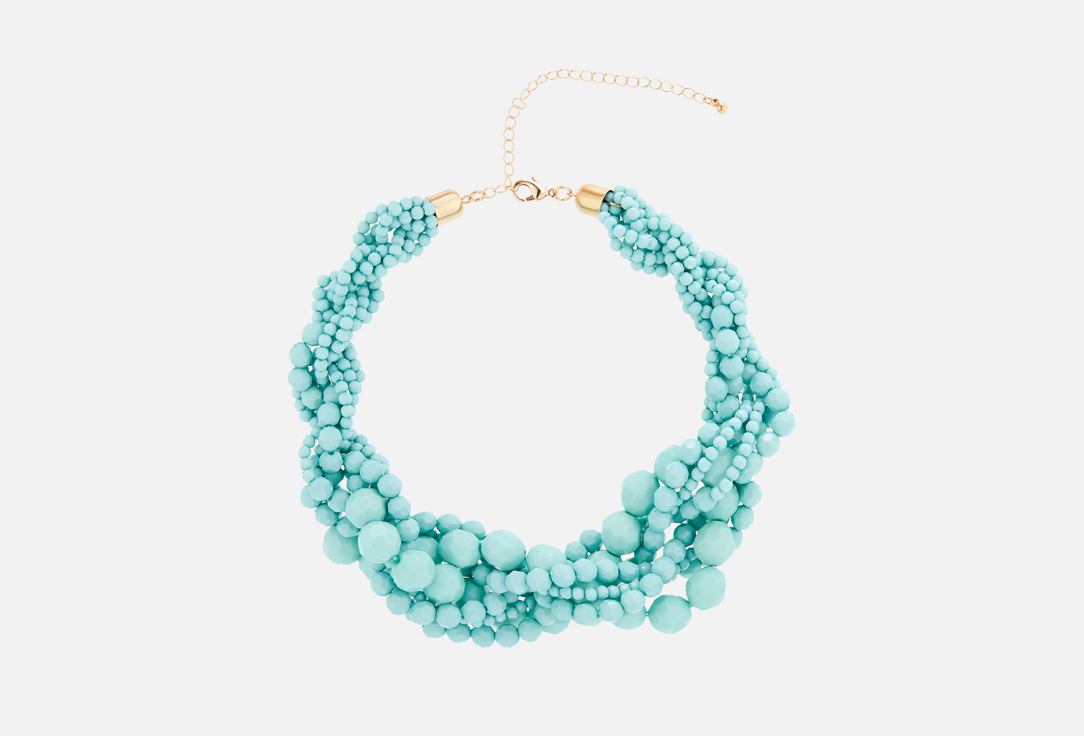 

Бусы 19.STONE, Бирюзовые многослойные 1 шт