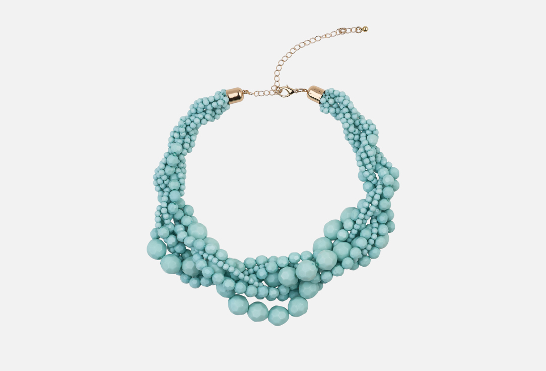 

Бусы 19.STONE, Бирюзовые многослойные 1 шт