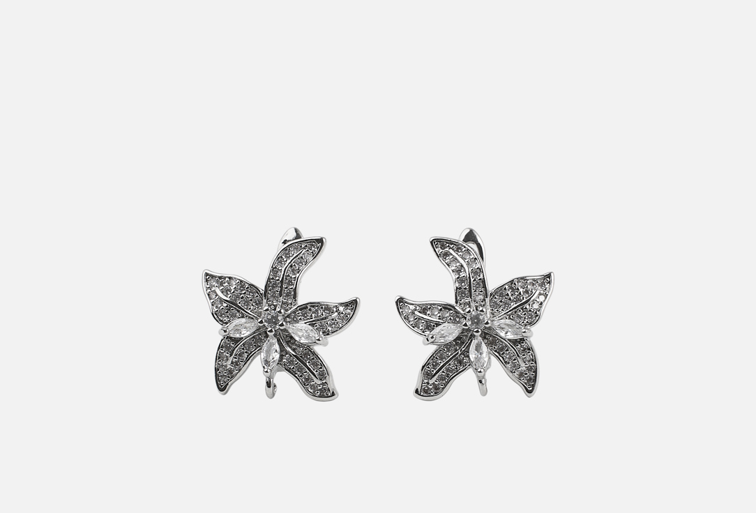 

Серьги 19.STONE, Цветок 2 шт