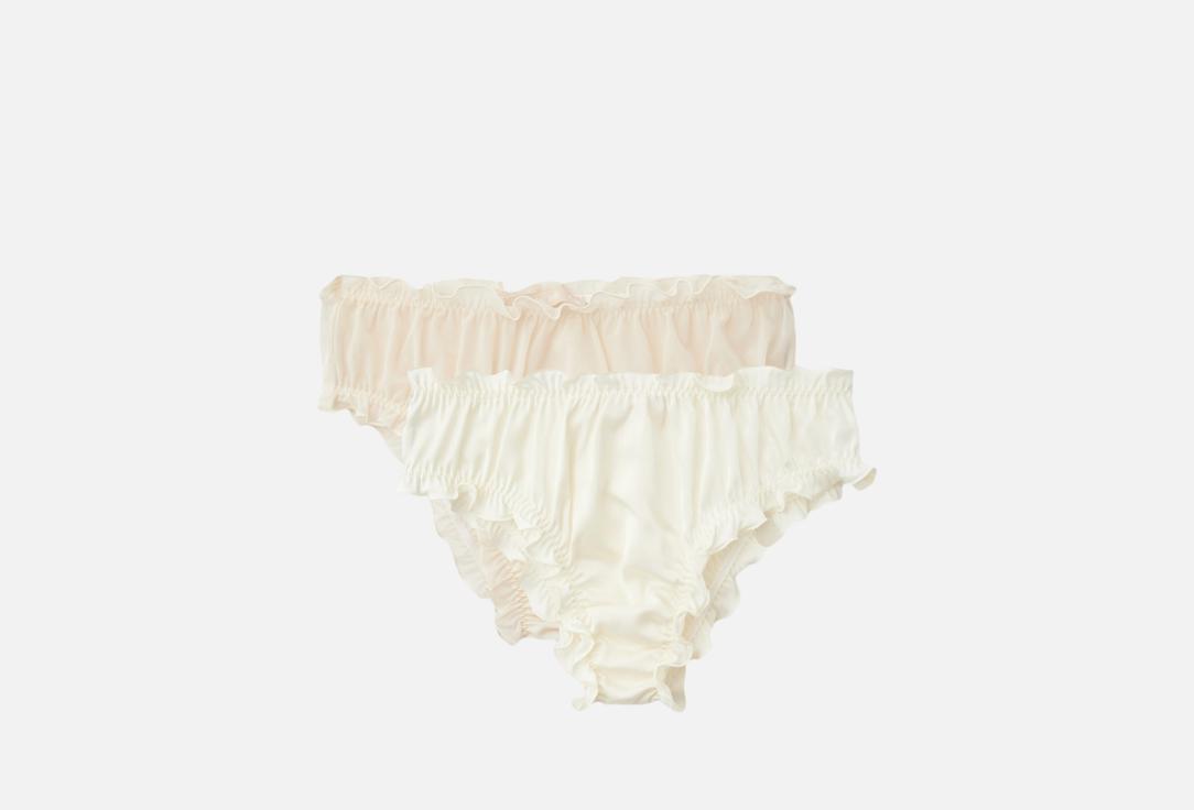 Изображение товара Набор слипов by MSH с рюшами из сетки и сатина 2 шт