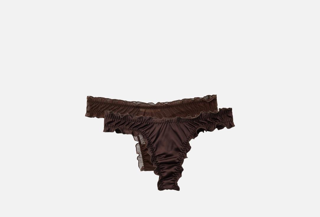 Изображение товара Набор трусов-стрингов by MSH с рюшами