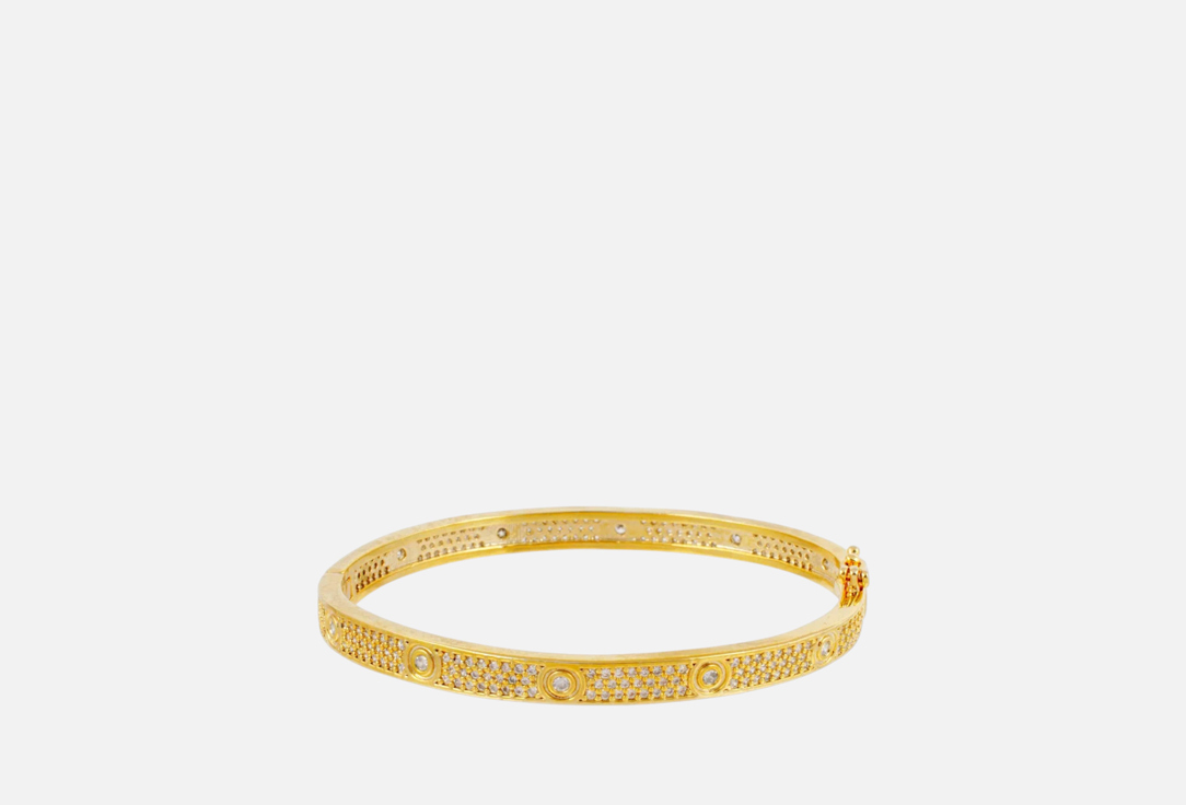 Изображение товара Браслет Ice&High Collection из ювелирного сплава с цирконами 19 см