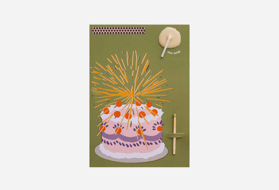 

Открытка ВЬЮНЧИК, One wish 1 шт