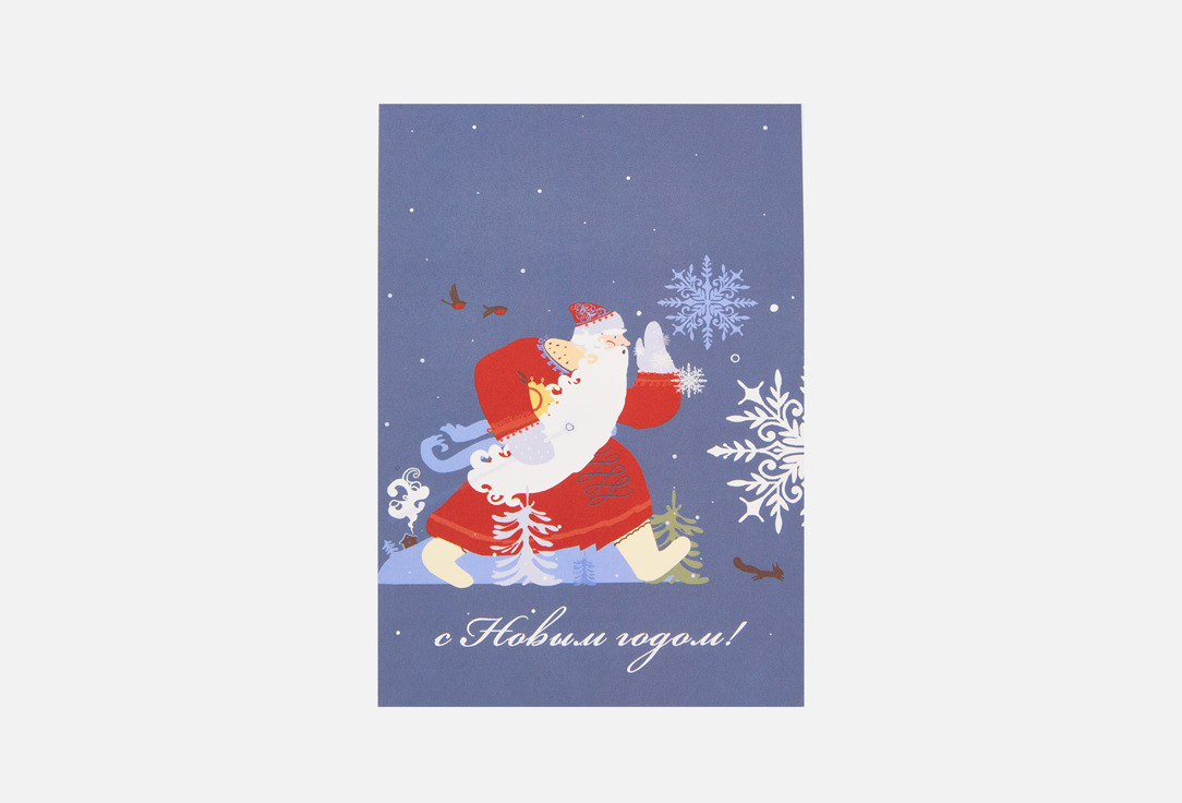 

Открытка BUMMAGIYA, Дед Мороз 1 шт