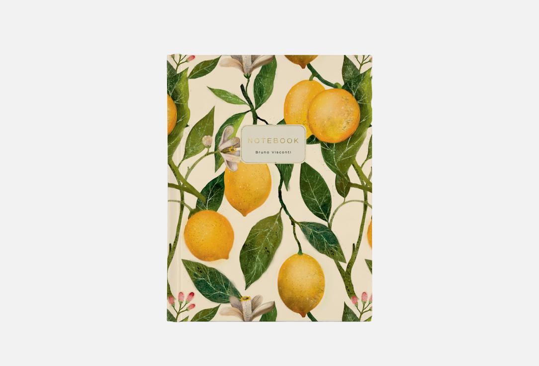 Изображение товара Тетрадь Bruno Visconti Flora.LEMONS А5 твердая обложка 80 листов