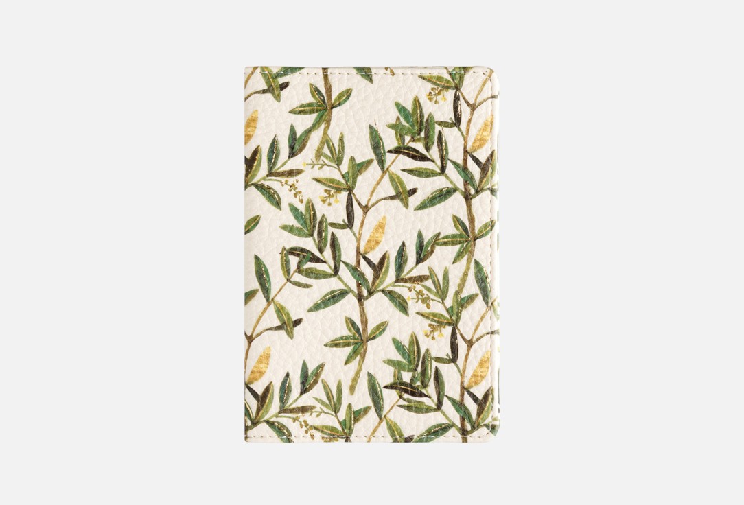 Изображение товара Обложка для паспорта Bruno Visconti Flora Олива из искусственной кожи