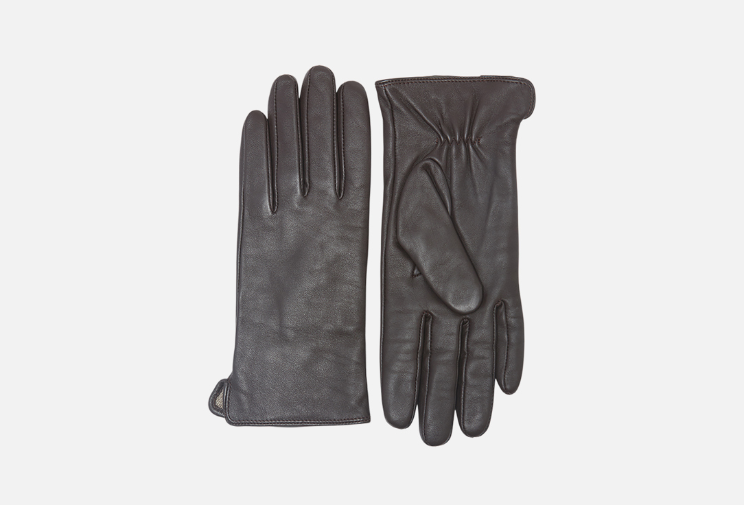 

кожаные перчатки VITTORIA VICCI, Коричневый, Leather S мл