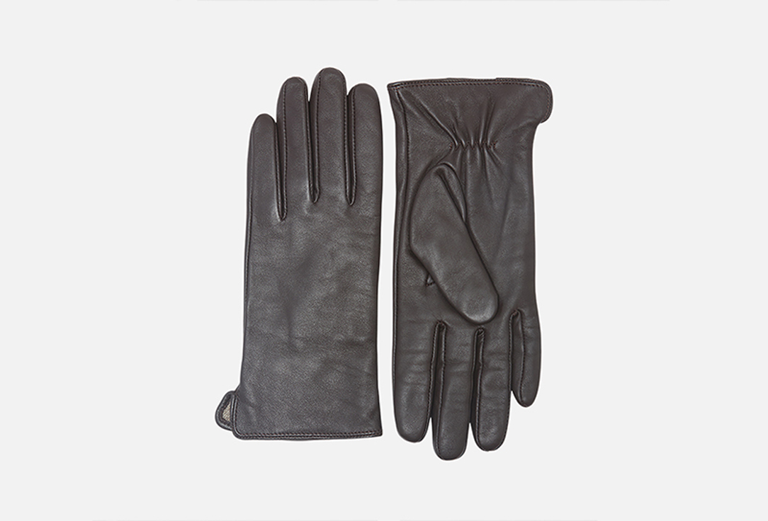 Изображение товара Кожаные перчатки Vittoria Vicci leather для женщин демисезонные утепленные стильные