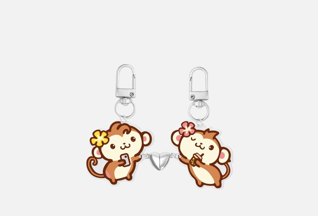 

Набор брелков MUF-MUF, Обезьянки подружки 2 шт