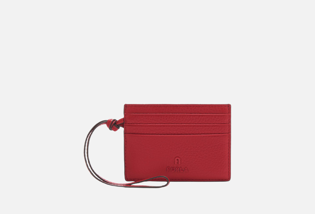 

кожаный картхолдер FURLA, Красный, CAMELIA S