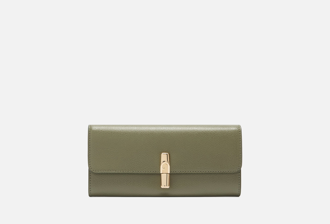 Изображение товара Кожаный кошелек FURLA IRIDE CONTINENTAL для женщин с металлической фурнитурой