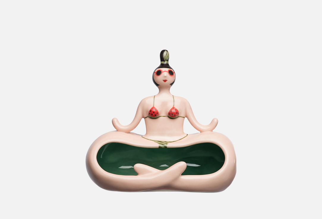 Изображение товара Подставка ВАЗАНЕВАЗА с арбузиками 22х11х23 см керамика для украшения и хранения