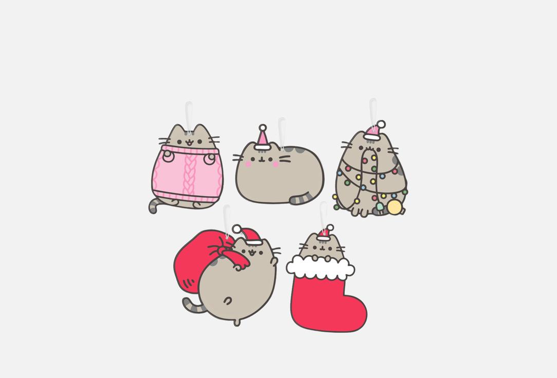 

Набор ёлочных игрушек MUF-MUF, Мультиколор, Пушин новогодний 5 шт