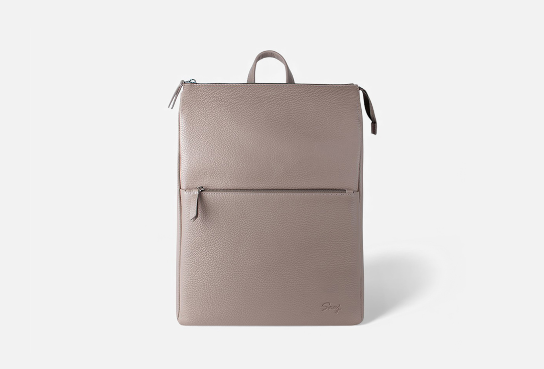 Изображение товара Кожаный городской рюкзак SAAJ из натуральной кожи с отделениями для ноутбука