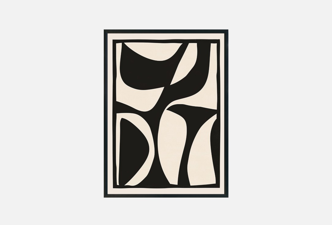 

Постер ПРОСТОПОСТЕР, Принт, Абстрактные изгибы, 50х70 см 1 шт