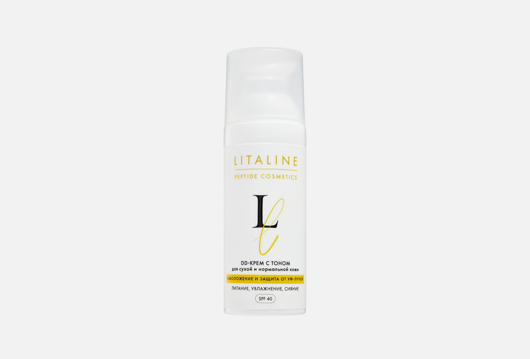 

DD-крем с тоном LITALINE, Бежевый, Peptide cosmetics 50 г