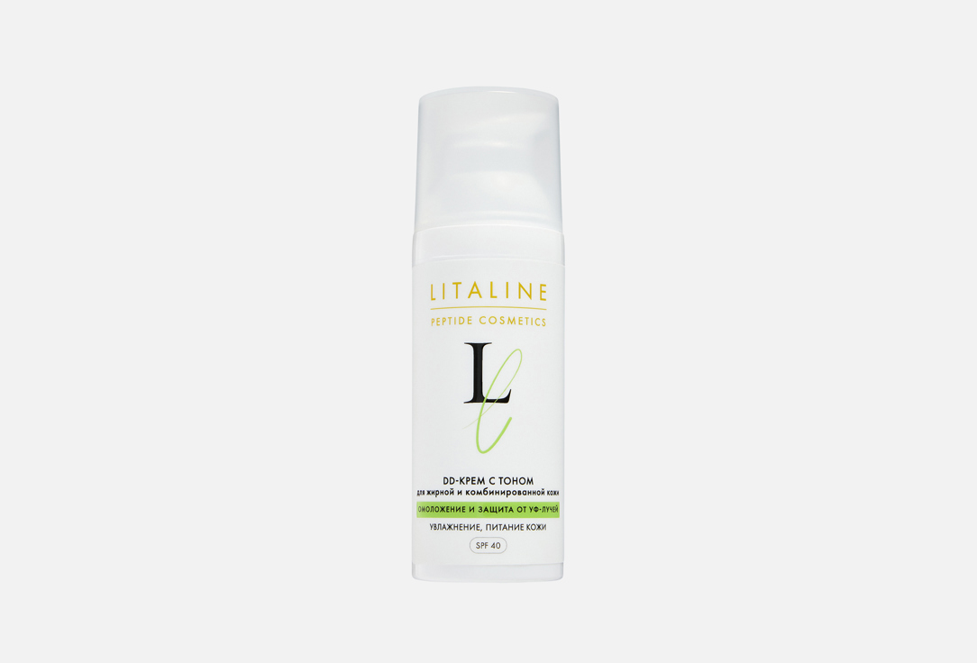 

Сияющий DD-крем для лица SPF 40 LITALINE, Бежевый, Омоложение и защита от УФ-лучей 50 г