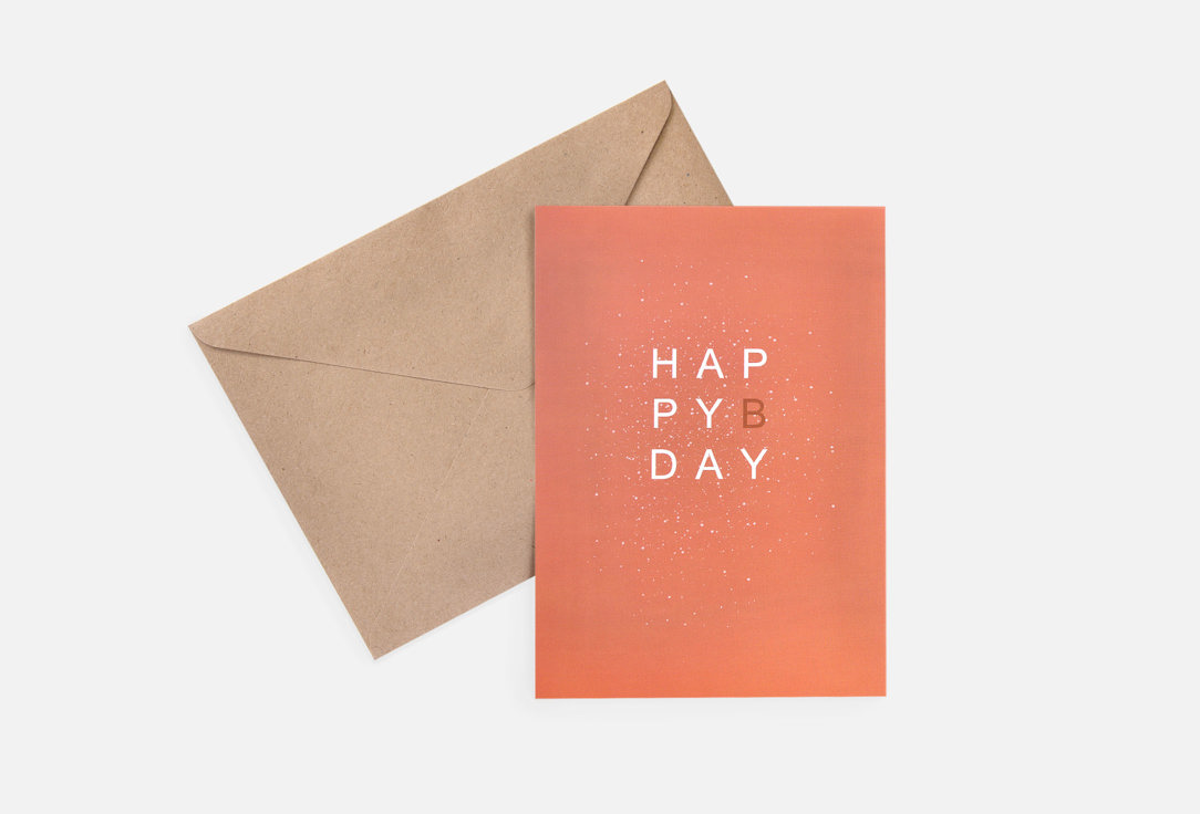 

Открытка LIFE POSTER, HAPPY BIRTHDAY 1 шт