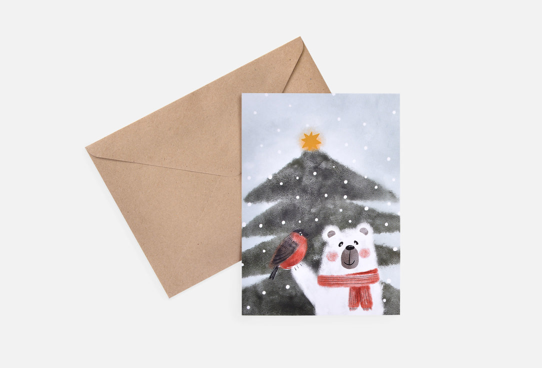 

Открытка LIFE POSTER, Мишка 1 шт