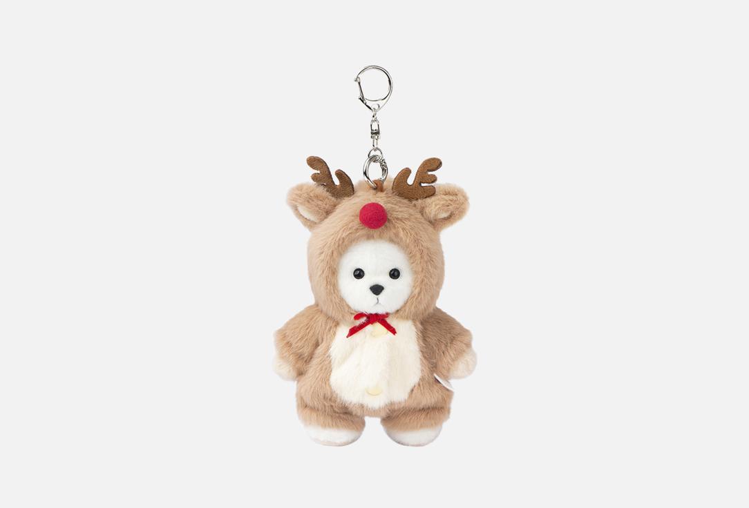 Изображение товара брелок TeddyTales медведь lina в костюмчике оленя
