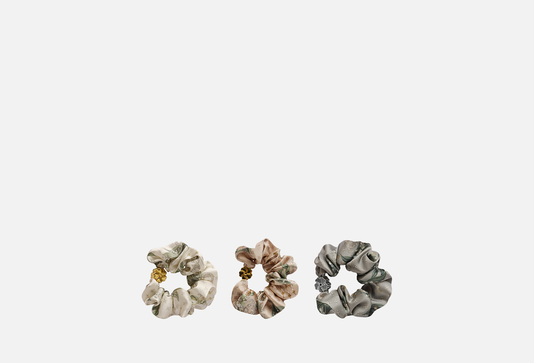 

Набор шелковых резинок для волос MOLLEN, Ландыши 3 шт