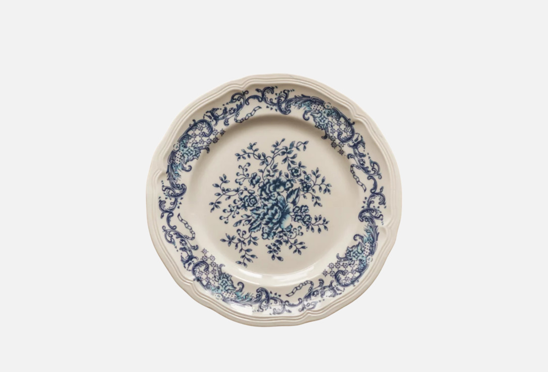 Изображение товара Обеденная керамическая тарелка ROOMI Цветочная гармония, 17 см для сервировки кухни