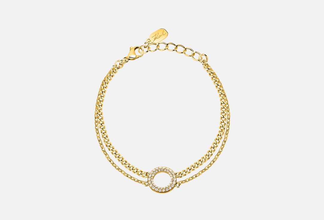 Изображение товара Женский ажурный браслет Karl Lagerfeld с кристаллами коллекция Crystals