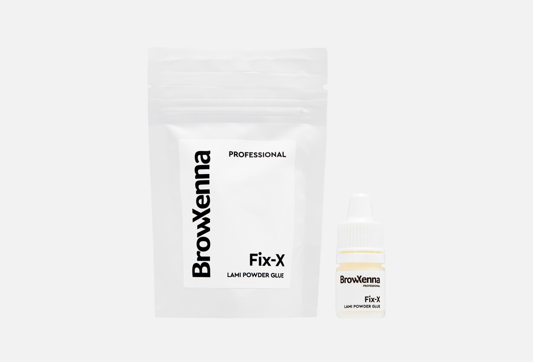 

Пудра для ламинирования бровей и ресниц BROWXENNA, Fix-x lami powder glue 3 г