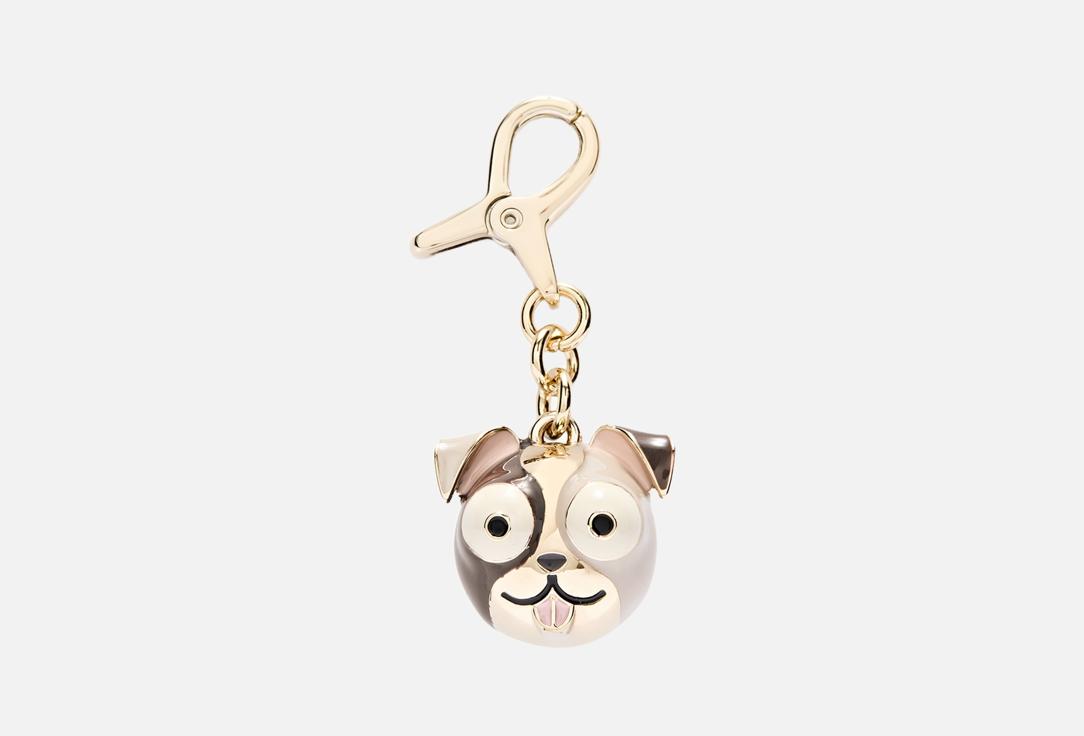 Изображение товара Стильный брелок FURLA Hashtag 3D Dog в виде головы собаки, металл