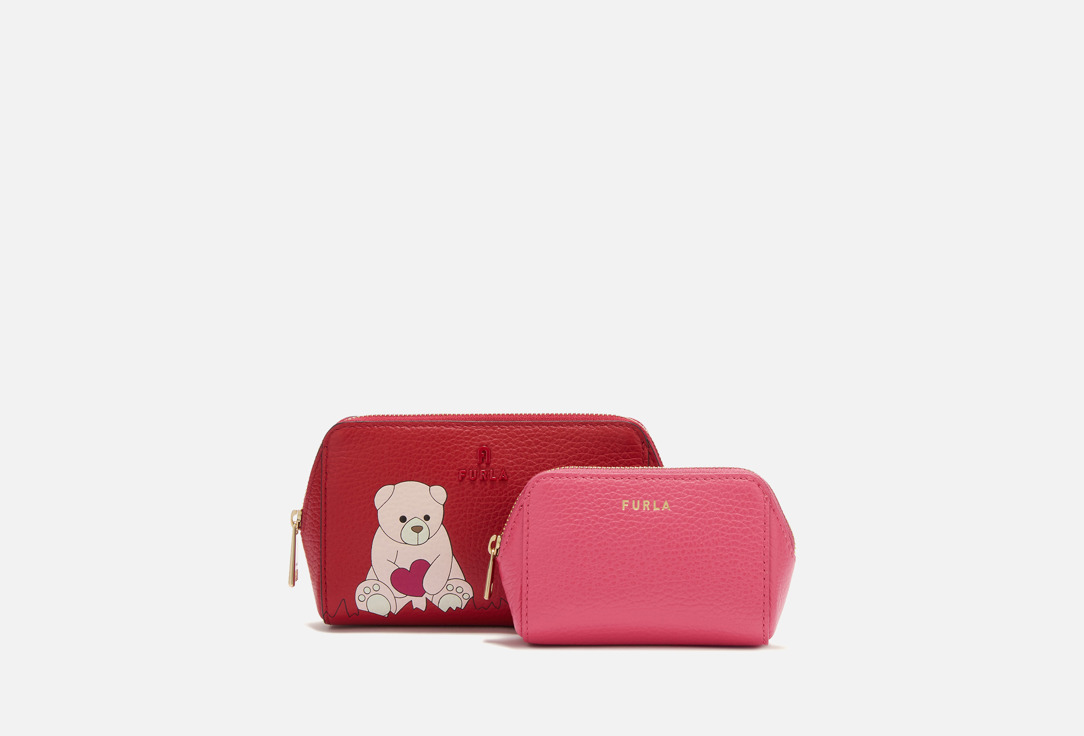 

Набор кожаных косметичек FURLA, CAMELIA M COSMETIC CASE SET 2 шт