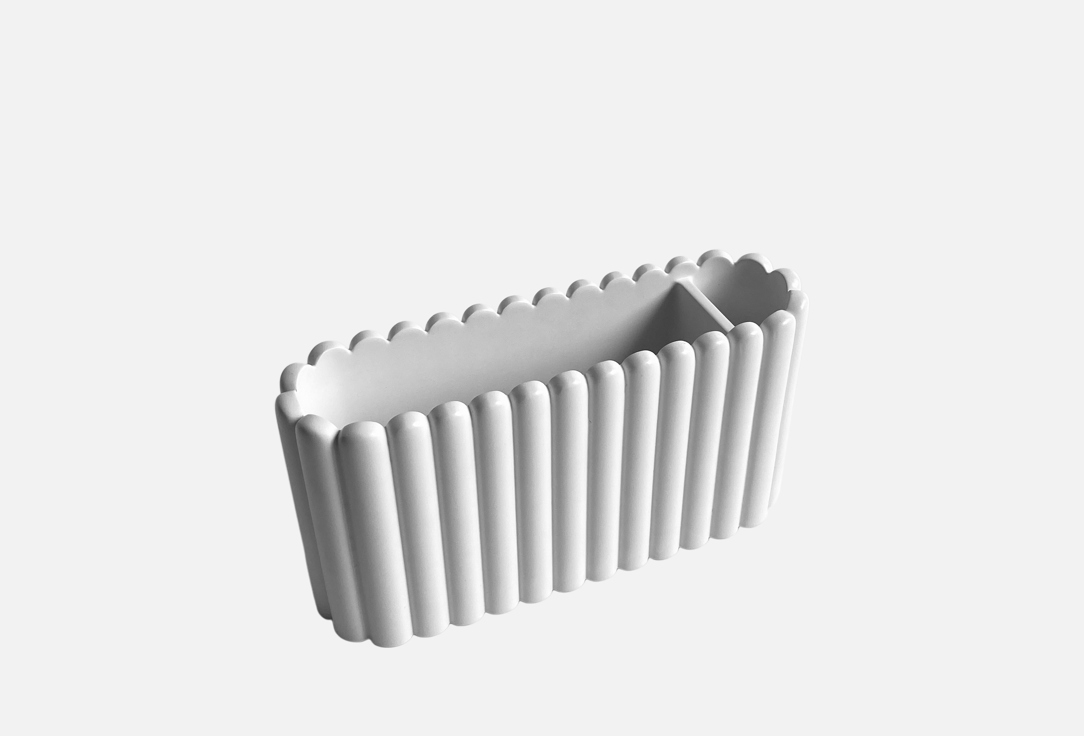 

Салфетница овальная ZACOHOME, Белый, Ребристая, белая, 18х9.5х5.5 см 1 шт