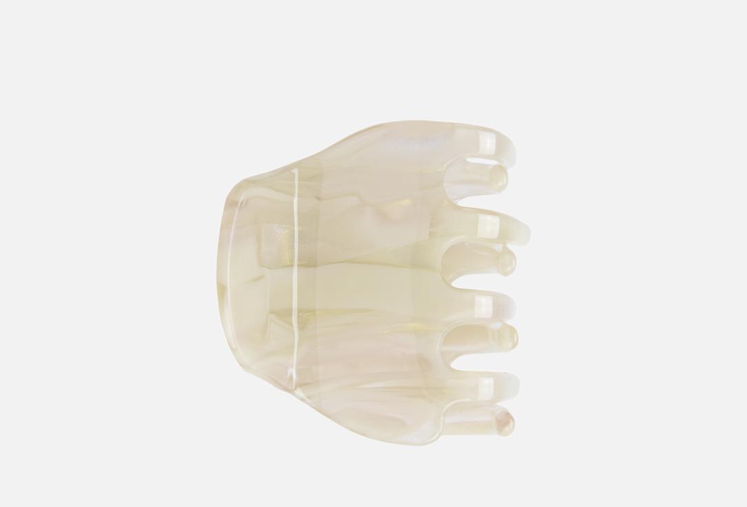 Изображение товара Крабик для волос PUR FÊTE medium белоснежный жемчуг