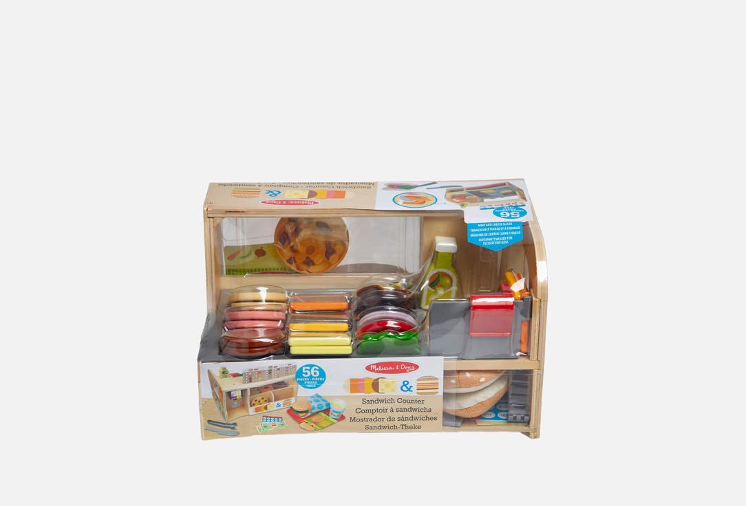 Изображение товара Игровой набор Mellissa&Doug Закусочная для детей от 3 лет с деревянными и текстильными элементами