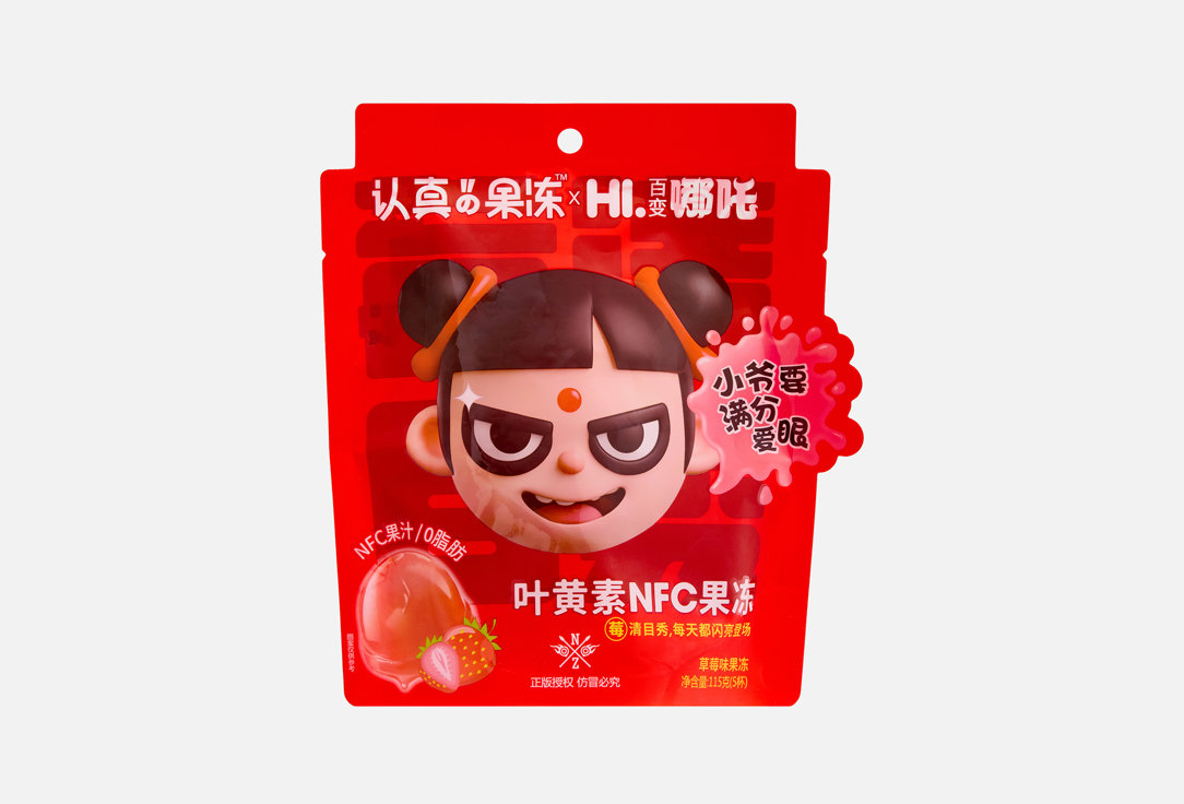 Изображение товара Желе из сока Clever Mama DHA лютеин со вкусом клубники 115 г Китай