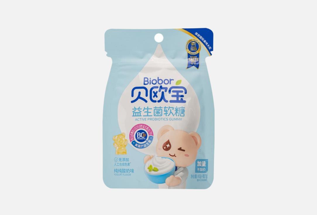 

Жевательный мармелад с пробиотиком BIOBOR, Со вкусом йогурта 45 г