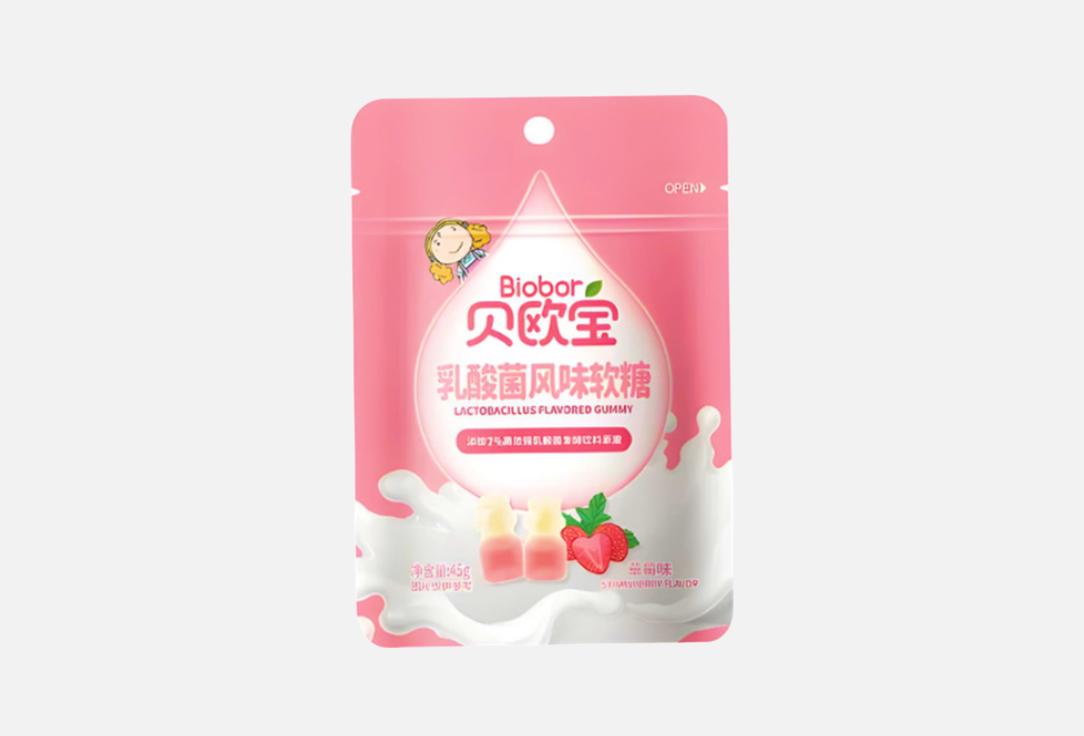 

Жевательный мармелад с лактобактериями BIOBOR, Со вкусом клубники 45 г