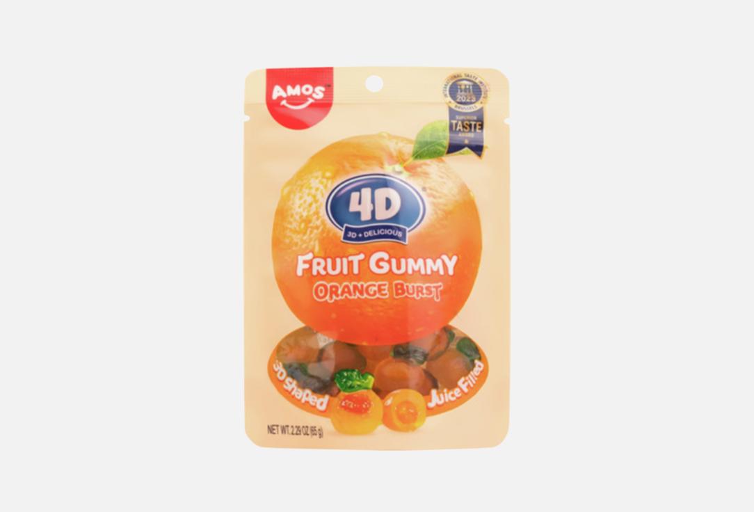 

Жевательный мармелад AMOS, Со вкусом апельсина 65 г