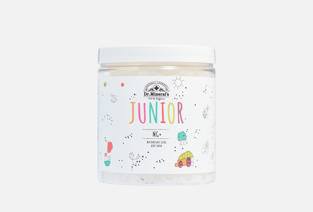 Изображение товара Магниевая соль для ванны для детей Dr.Mineral's Junior 500 г натуральное средство
